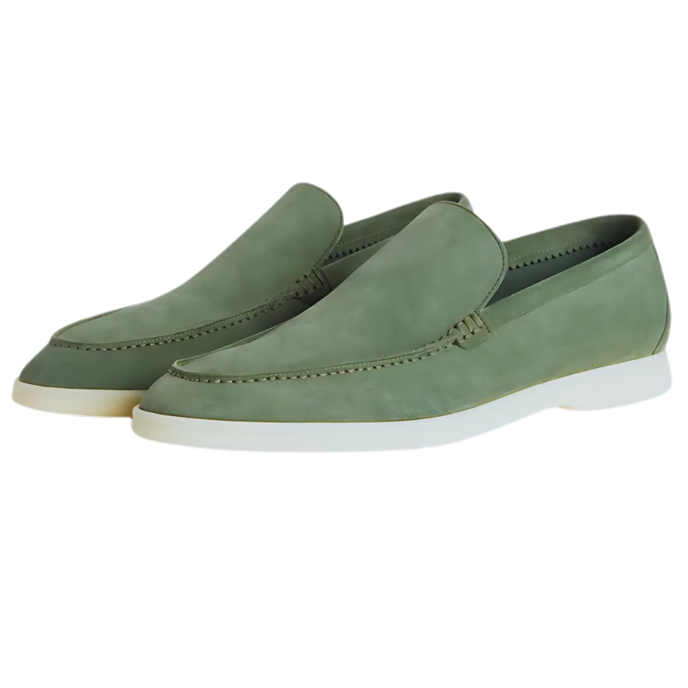 Mocassim Suede Loafer Loro Piana | Camurça Fina