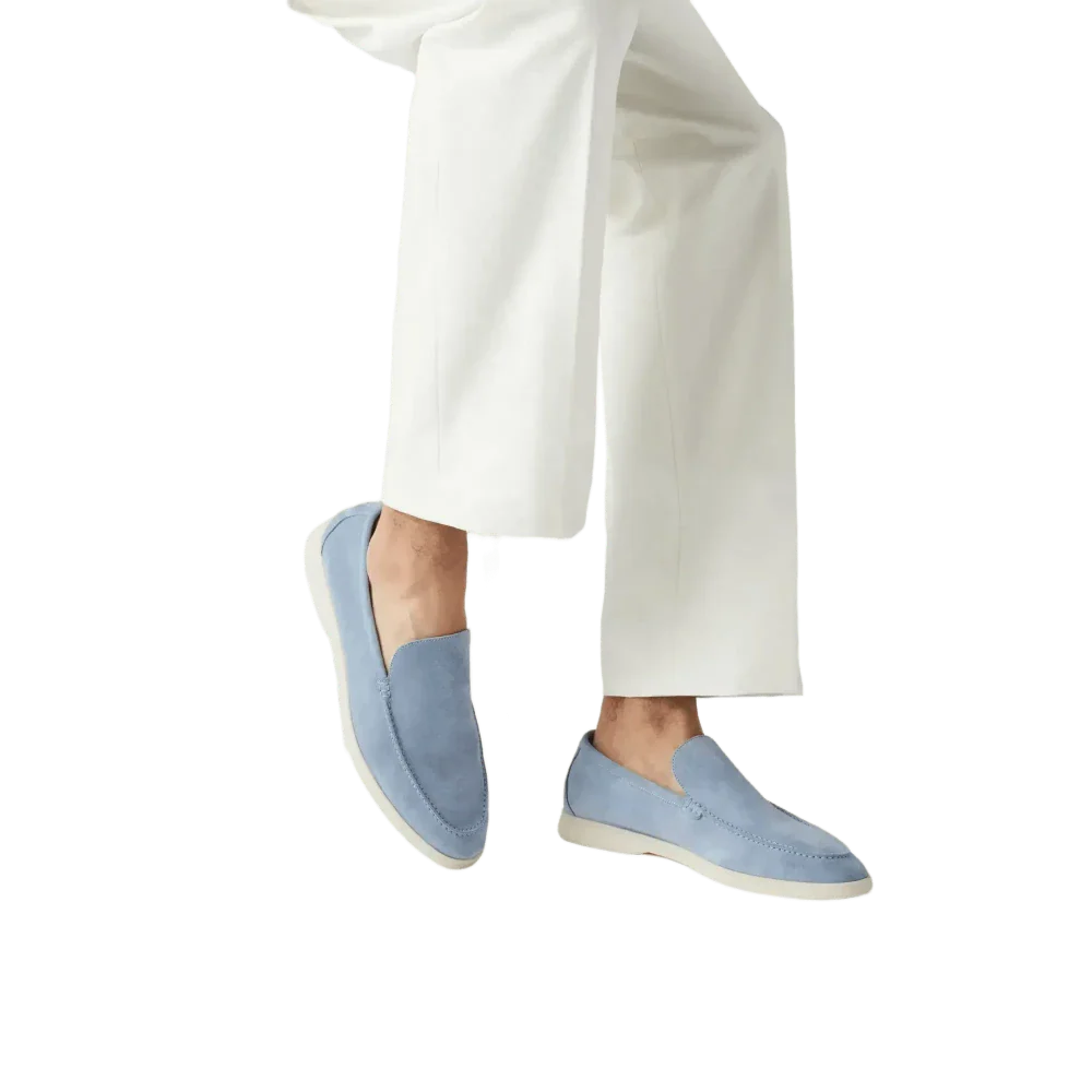 Mocassim Suede Loafer Loro Piana | Camurça Fina