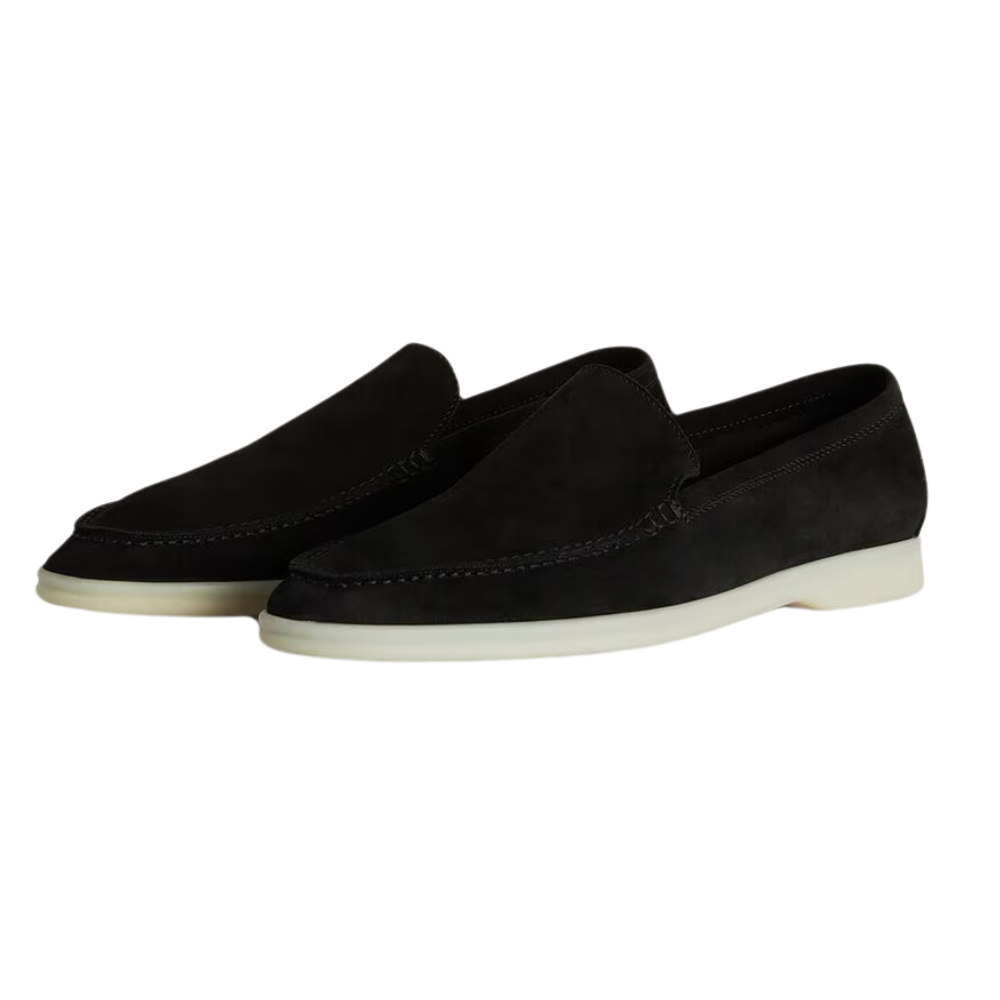 Mocassim Suede Loafer Loro Piana | Camurça Fina