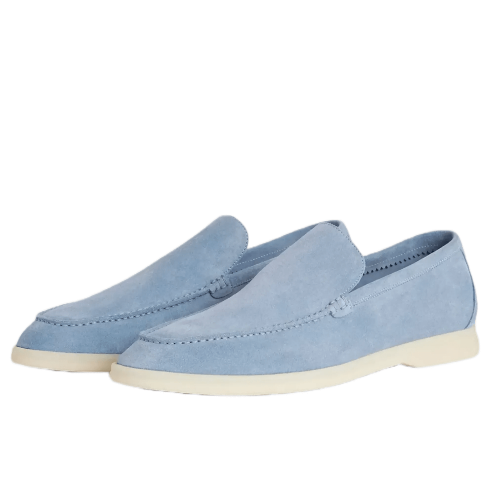 Mocassim Suede Loafer Loro Piana | Camurça Fina