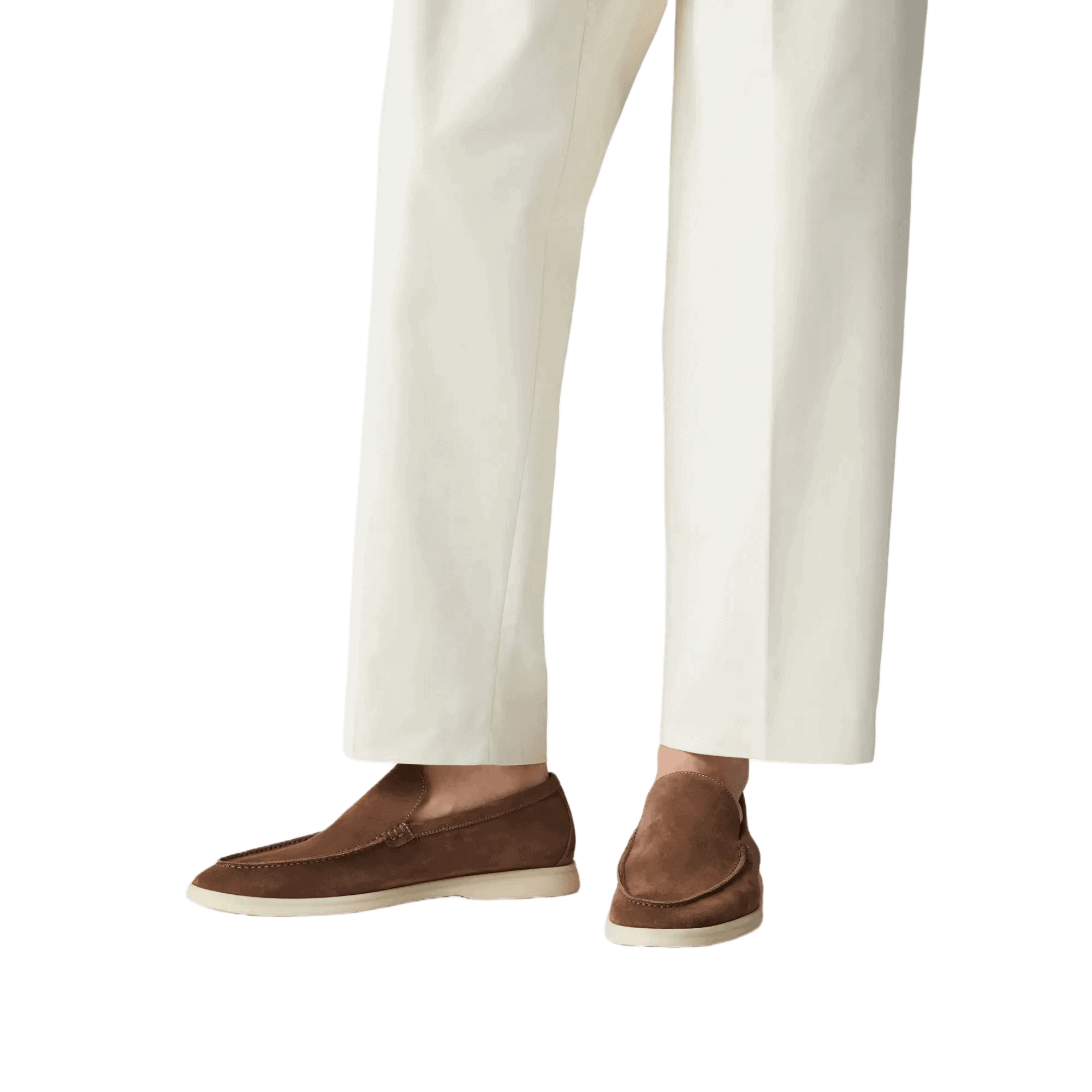 Mocassim Suede Loafer Loro Piana | Camurça Fina