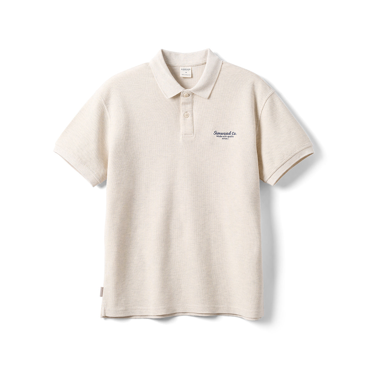 Camisa Masculina Polo Essential Brazuque Bege