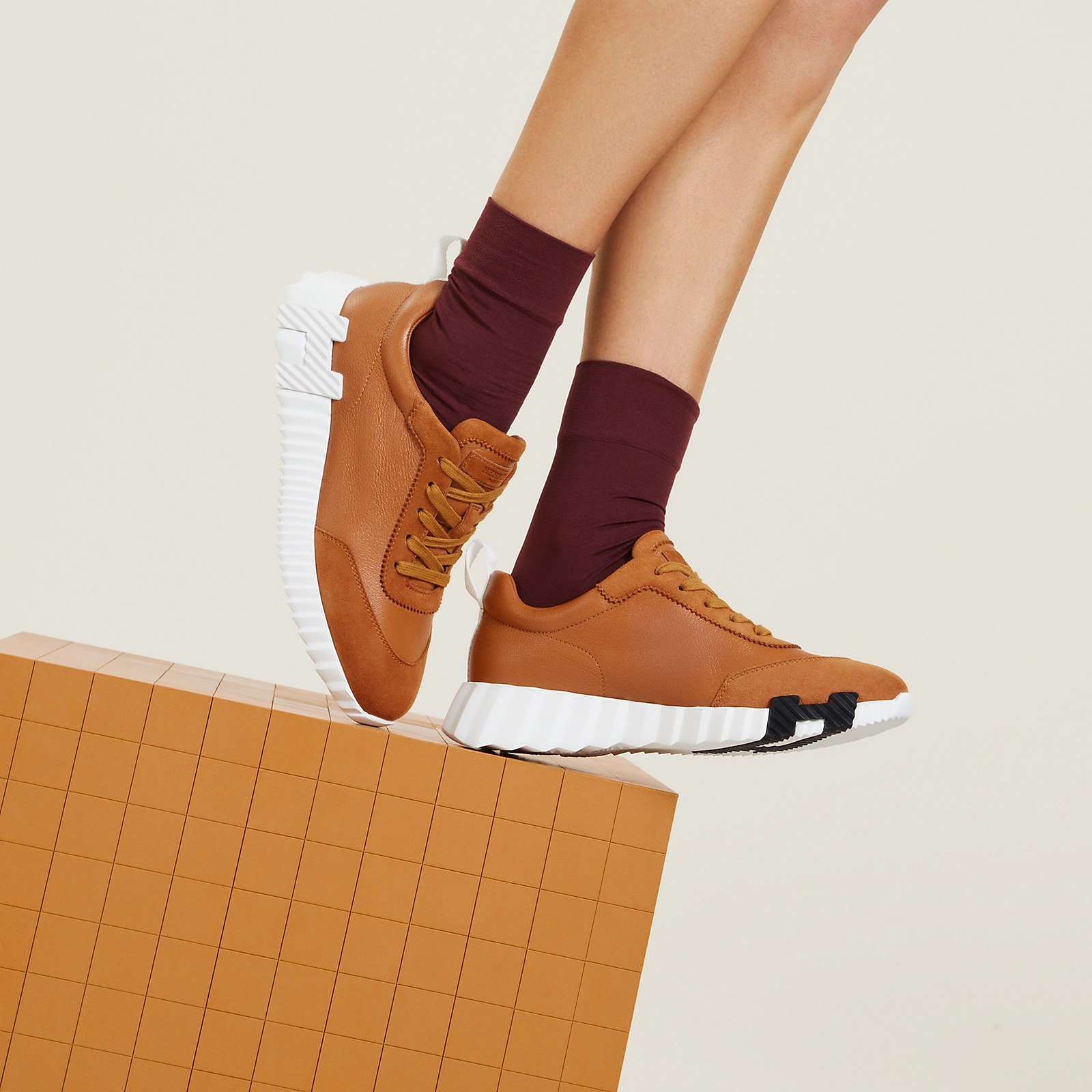 Tênis Hermes Bouncing Couro