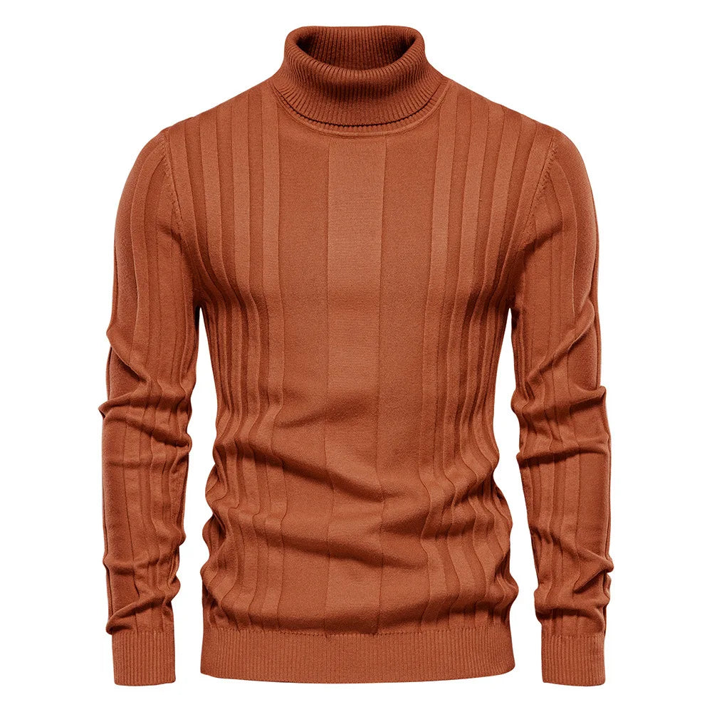suéter gola alta masculino