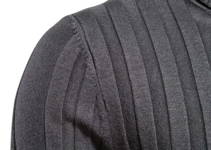 suéter gola alta masculina