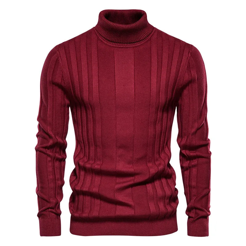 suéter masculino gola alta