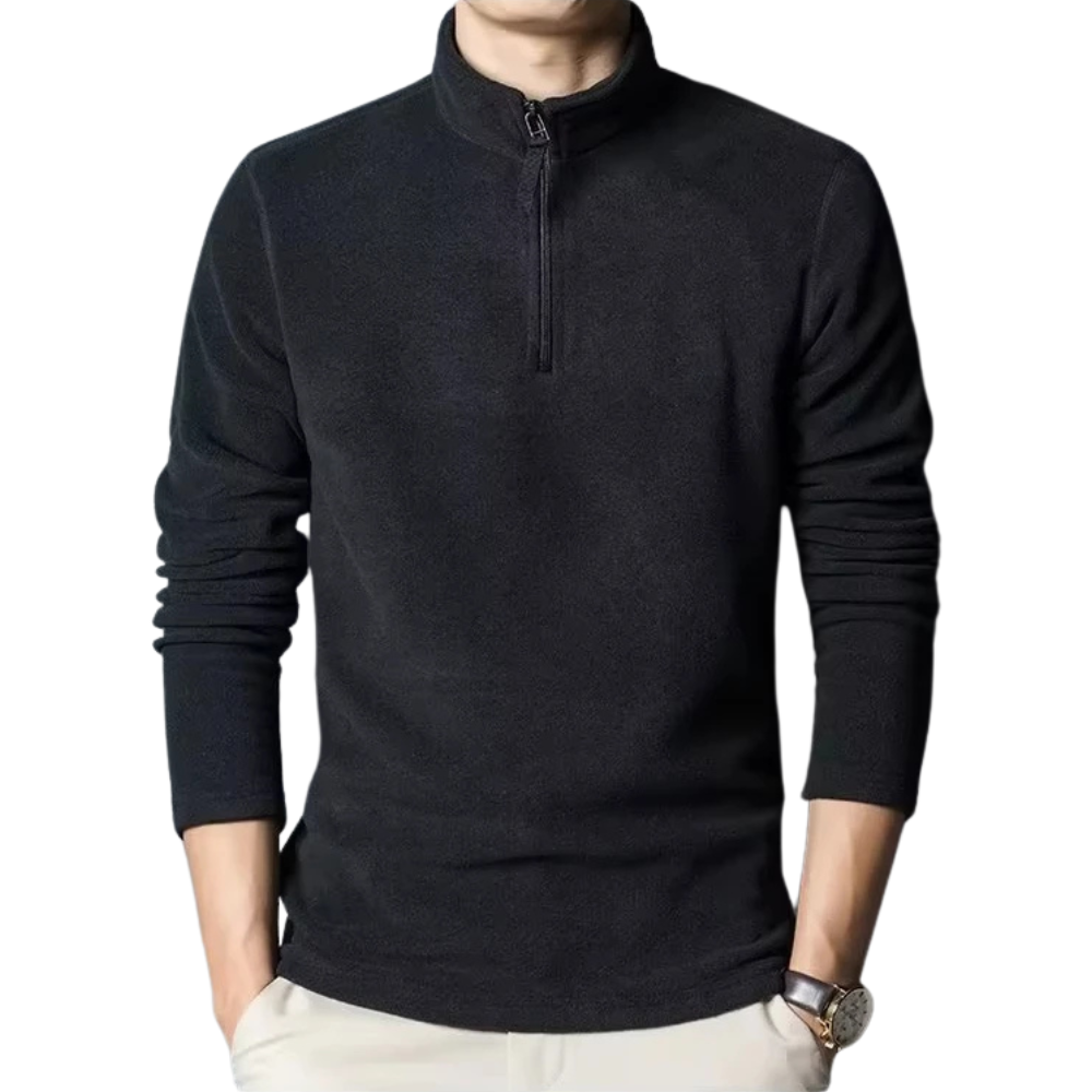 Suéter Masculino Gola Alta com Zíper DR04